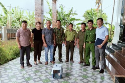 Trung tâm Cứu hộ, Bảo tồn và Phát triển sinh vật tiếp nhận động vật hoang dã do người dân tự ngyện giao nộp để cứu hộ